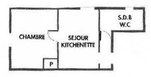 Le Tineiral à Néffies Gîte rural les Genêts. Plan du gîte les Genêts.